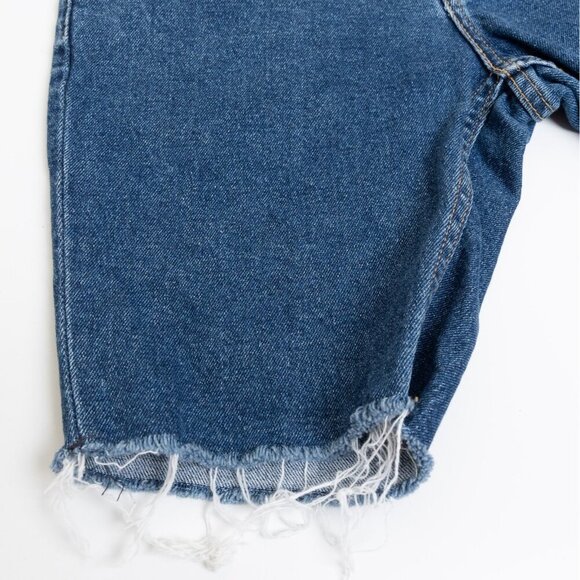 Levis 511 Shorts Blue Denim Pride Rainbow Stonewall Raw Hem Embroidered Size 30 - Picture 6 of 14